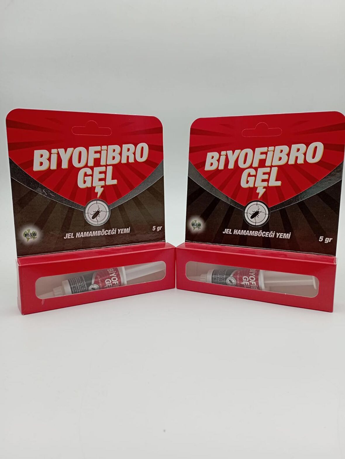 BİYOFİBRO GEL HAMAMBÖCEĞİ YEMİ 5 GR BELSAV. UZUN ETKİLİ. 2 ADET