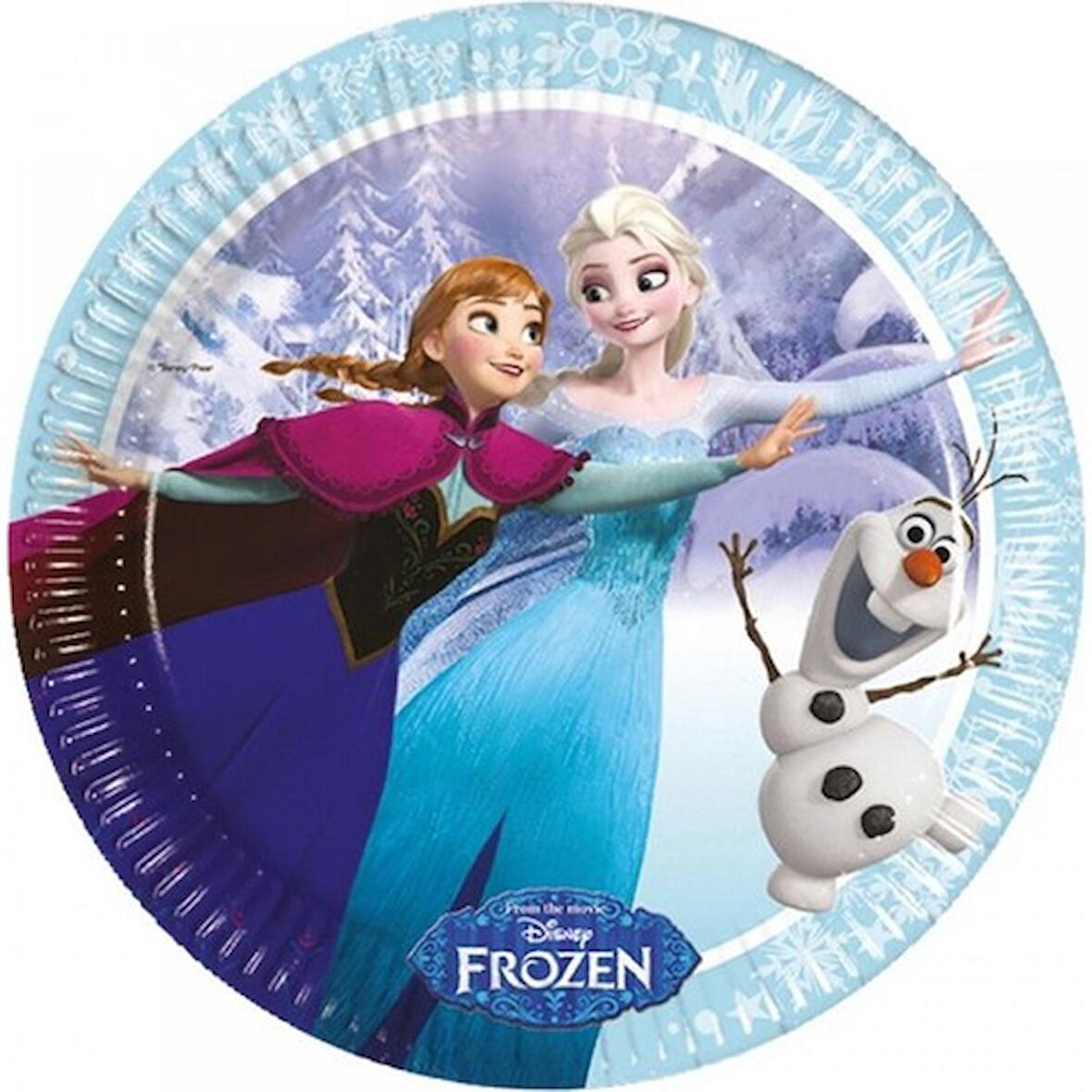 FROZEN PLASTİK KARTON 8 TABAK OYUN EĞLENCE PARTİ OYUNCAK