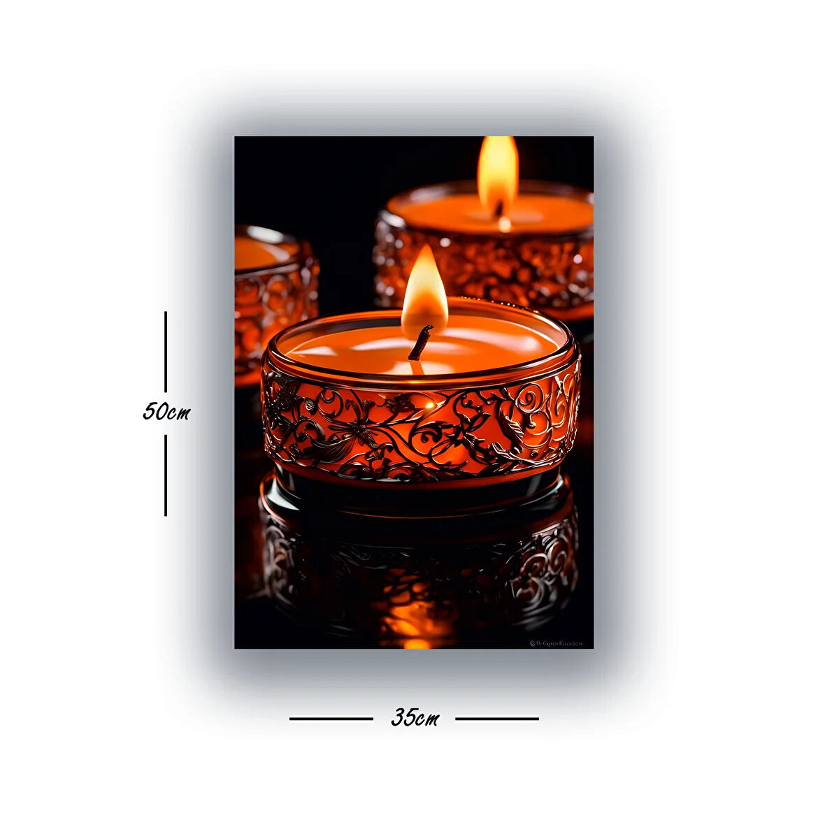 mum baskılı kanvas duvar tablosu