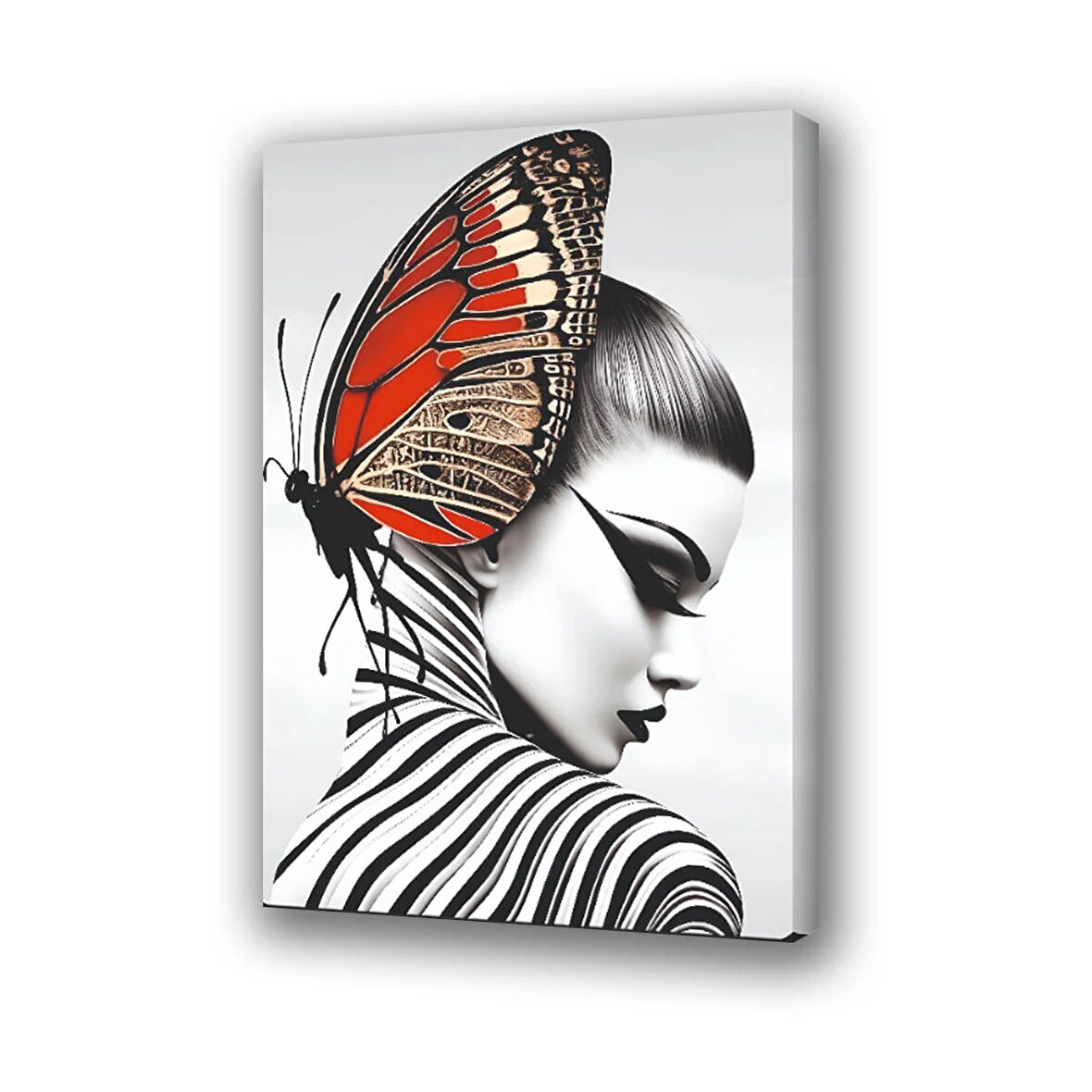 geyşa kadın güzellik merkezi baskılı kanvas duvar tablosu