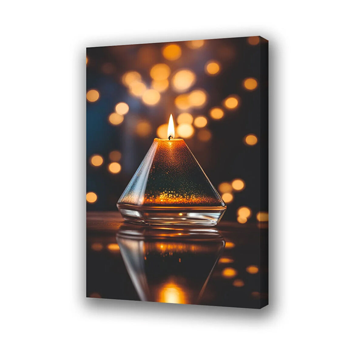 mum romantik baskılı kanvas duvar tablosu