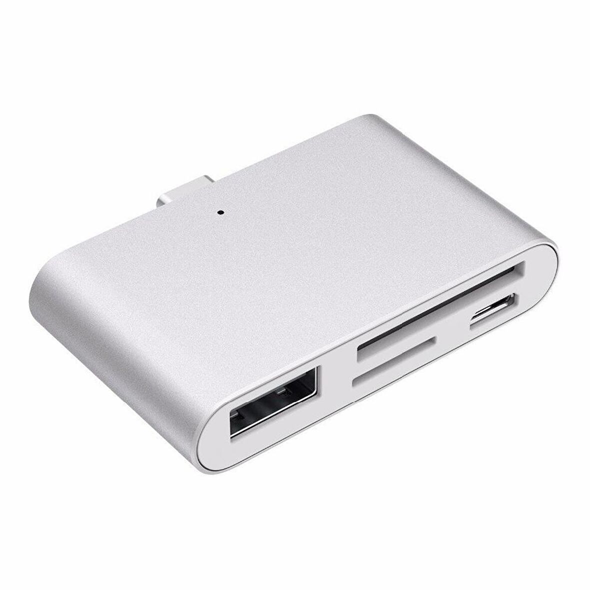 Type C Usb 3.1 Kart Okuyucu SD MicroSD Tf Hub All in Çevirici Dönüştürücü Adaptör