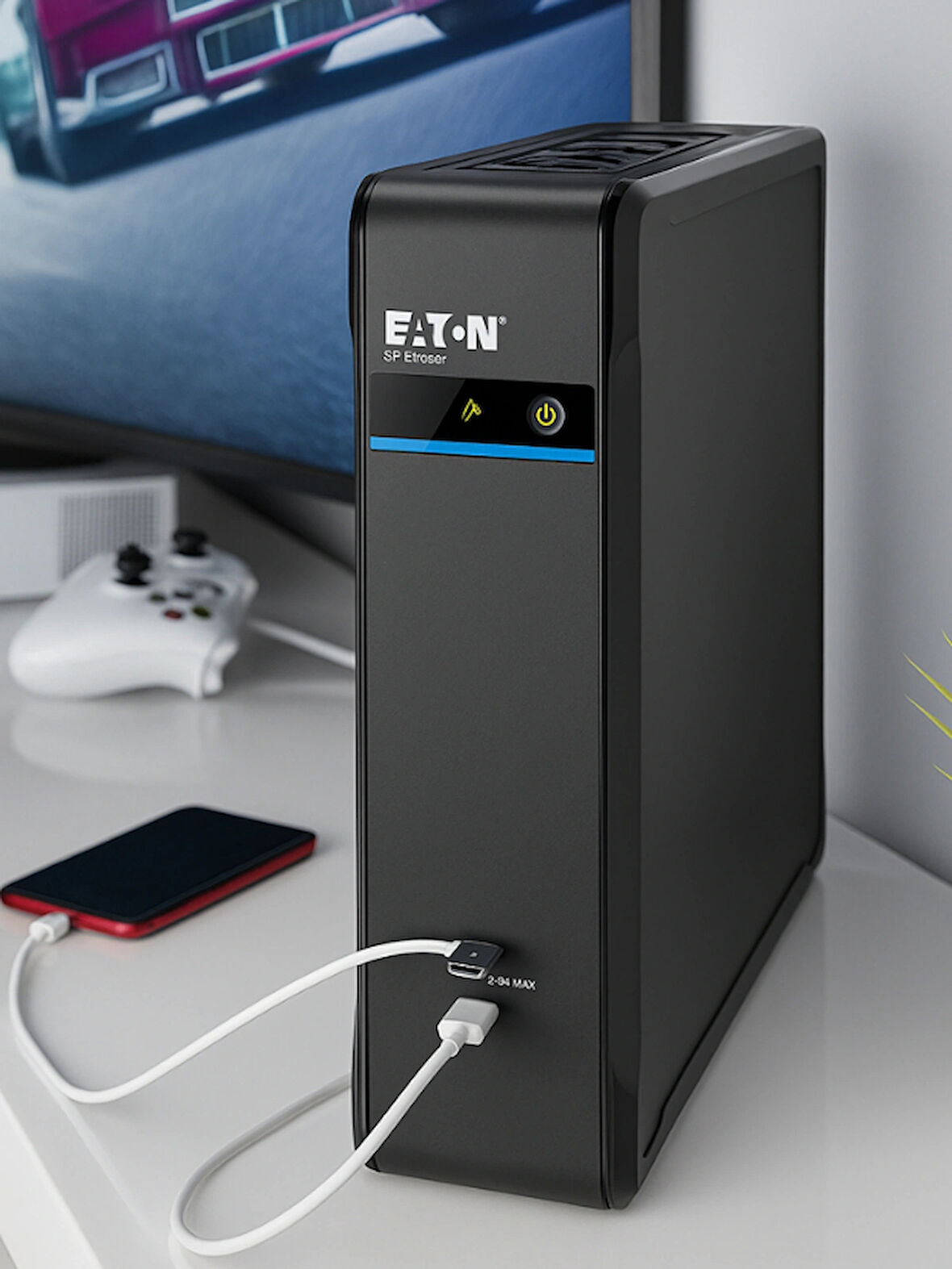 Eaton 3P Ellipse 1700 VA / 1040 W Gaming Uyumlu UPS (Oyuncu PC İçin Kesintisiz Güç Kaynağı)