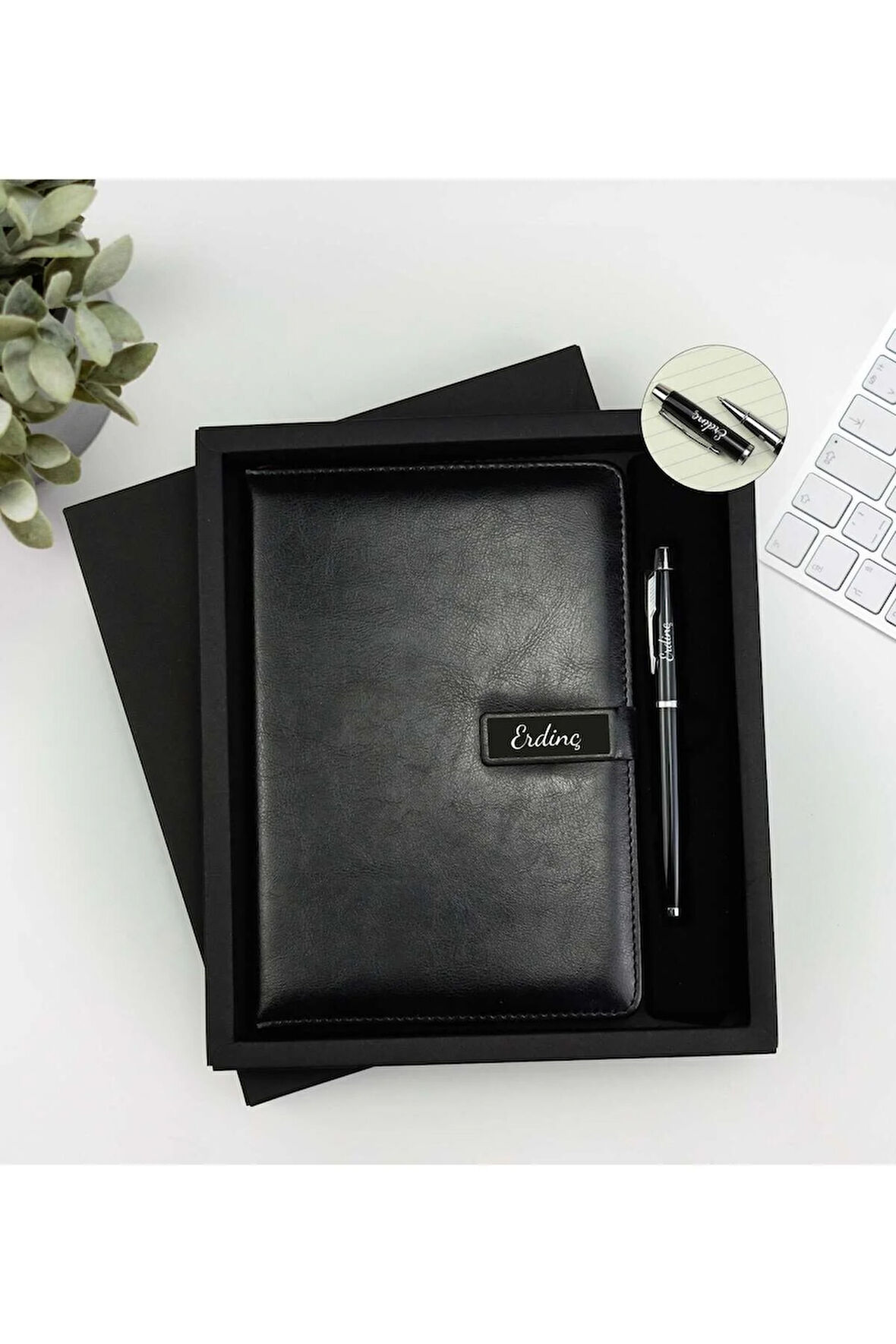 Özel Kutulu Orta Boy Defter Kalem Seti