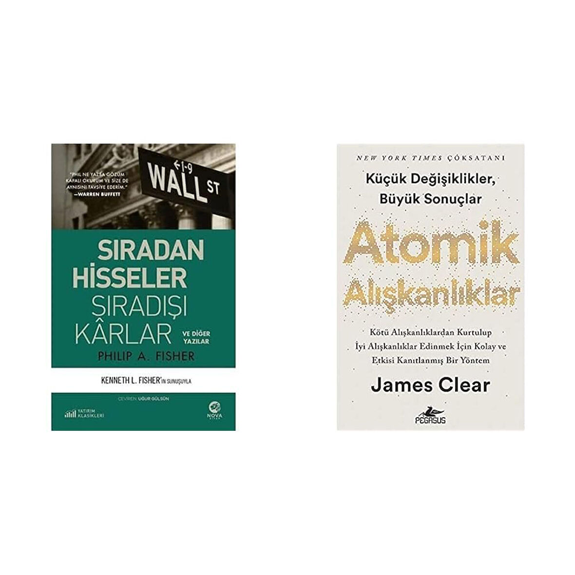 ATOMIK ALISKANLIKLAR+SIRADAN HISSELER SIRADISI KARLAR 2 SET