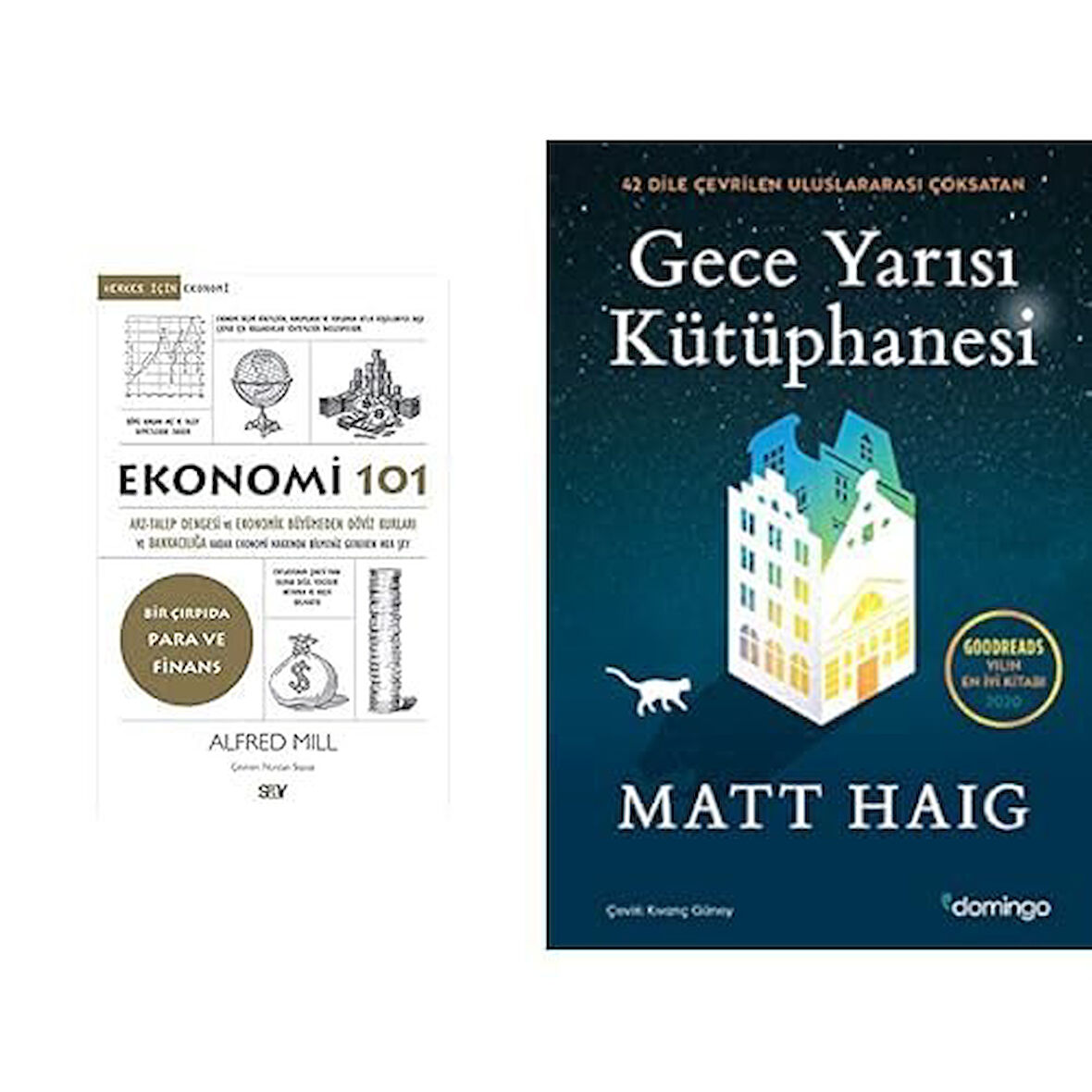 EKONOMI 101+GECEYARISI KUTUPHANESI;2 SET