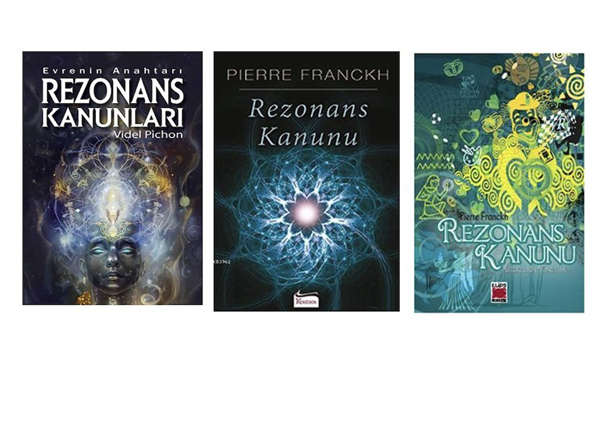 REZONANS KANUNU+REZONANAS KANUNLARI+REZONANS KANUNU ISTEKLERIN YONETIMI=3 SET