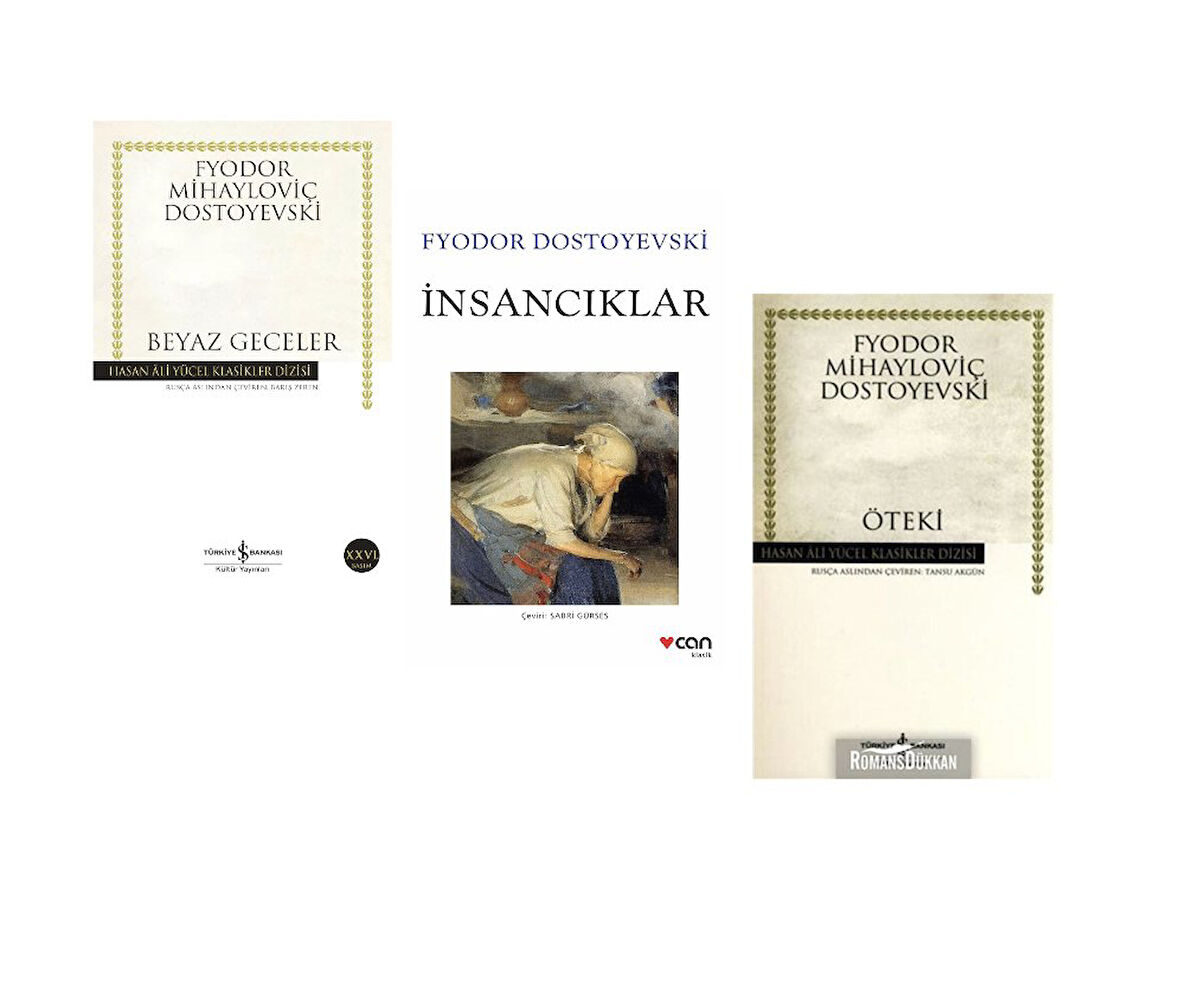 (60521057) beyaz gecele r+ insanciklar + oteki =3 set