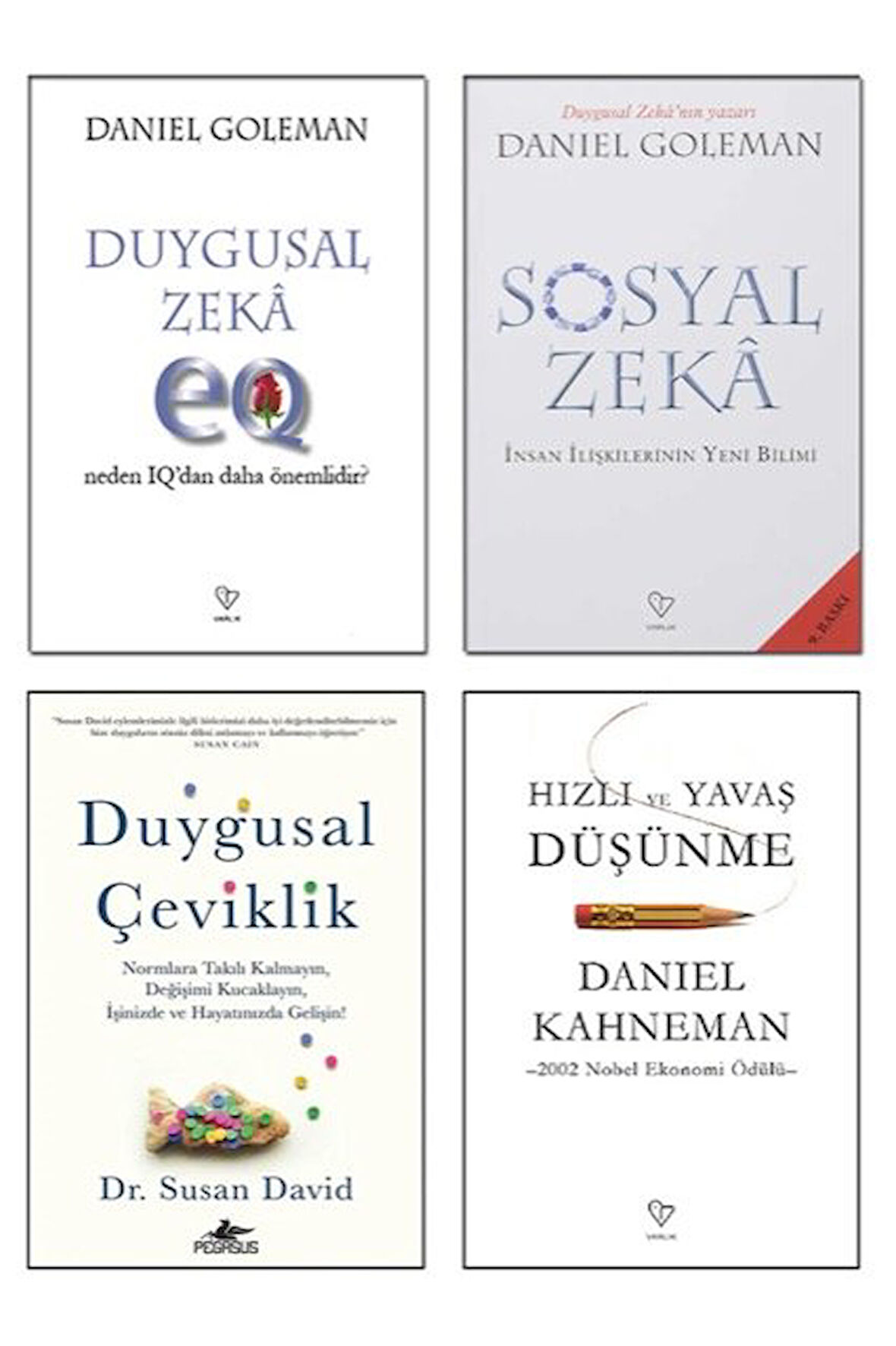 duygusal zeka-sosyal zeka-duygusal ceviklik-hizli ve yavas dusunme=4 set