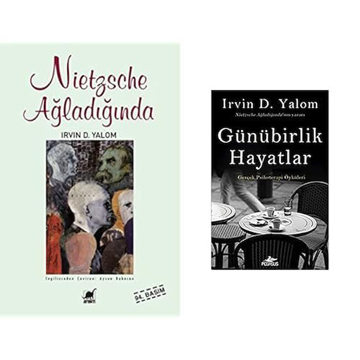 NIETZSCHE AGLADIGINDA - GUNUBIRLIK HAYATLAR = 2 SET