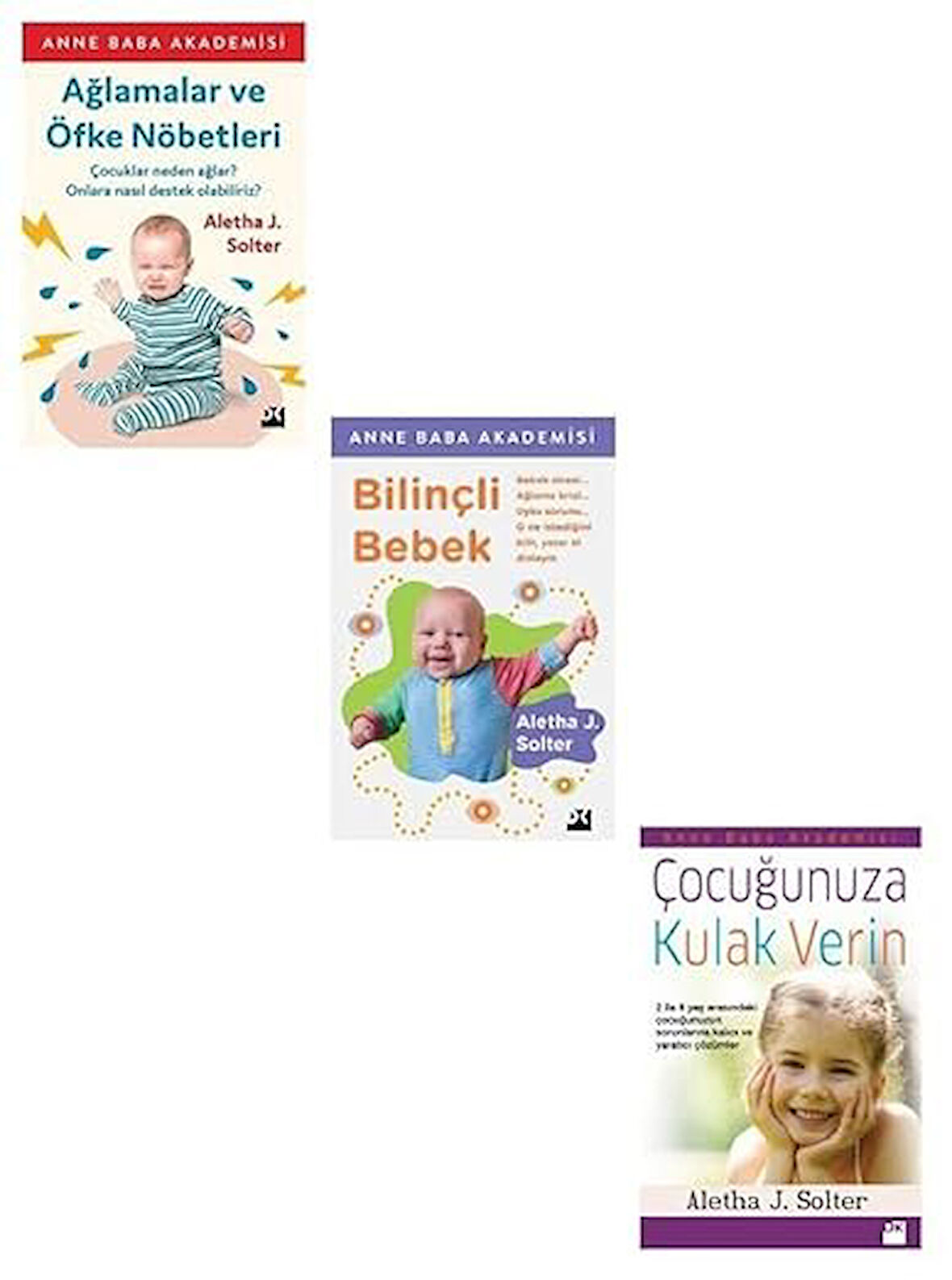 bilincli bebek +aglama nobetleri + cocugunuza kulak verin = 3 set