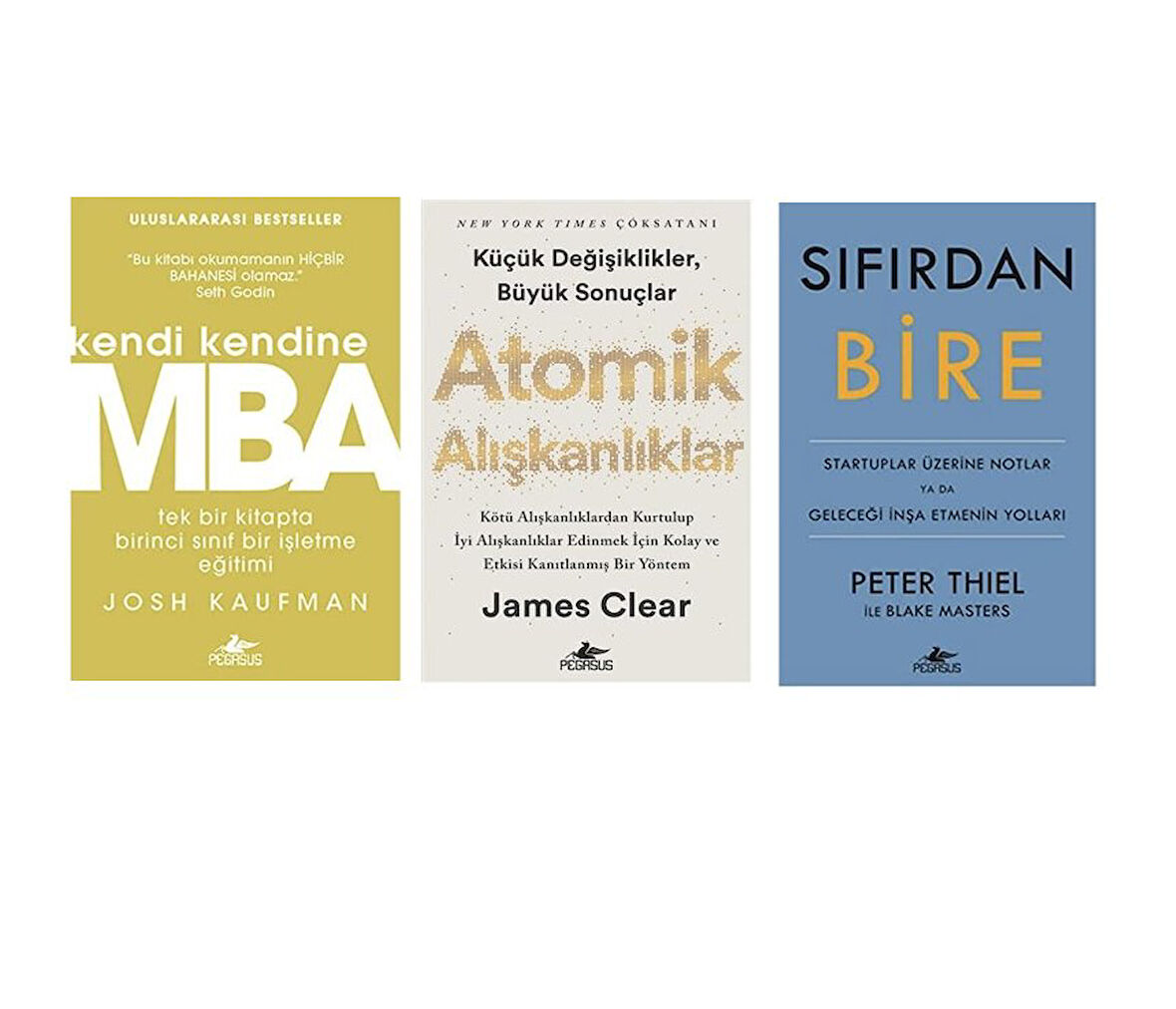 MBA + ATOMIK ALISKANLIKLAR + SIFIRDAN BIRE =3 SET