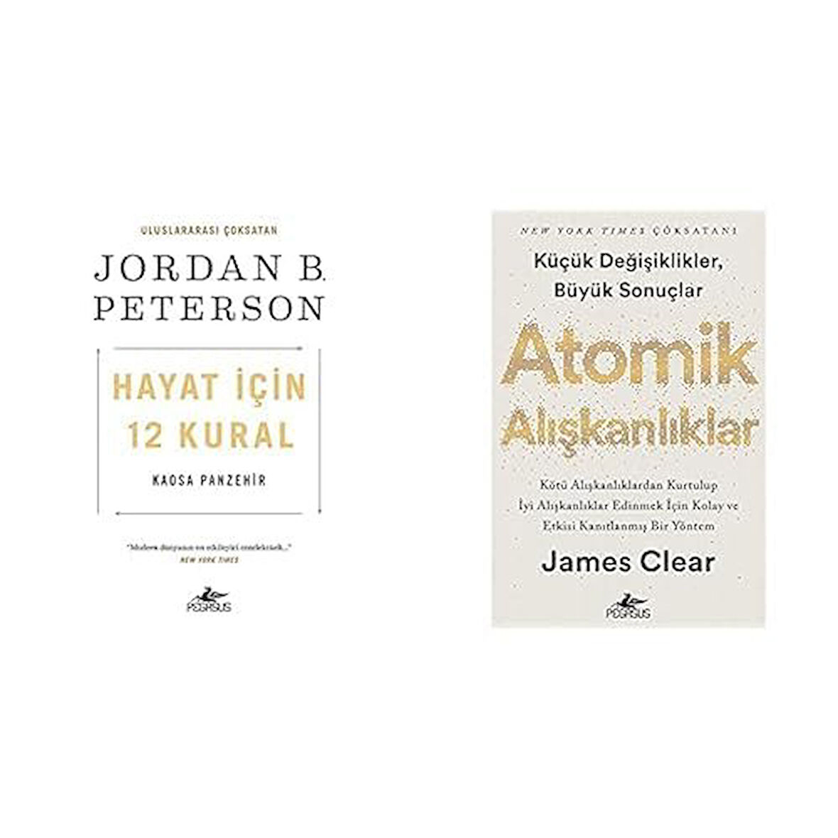 HAYAT ICIN 12 KURAL + ATOMIK ALISKANLIKLAR=2 SET