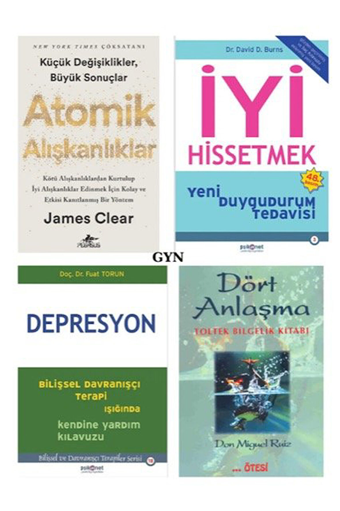 atomik aliskanliklar + iyi hissetmek + depresyon + dort anlasma = 4 set