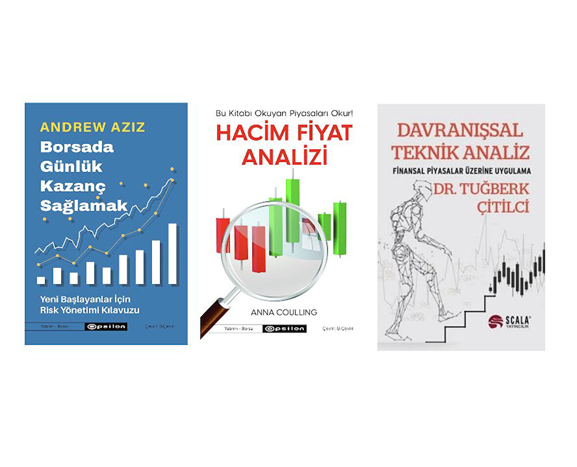 borsada gunluk kazanc saglamak + hacim fiyat analiz+ davranissal teknik analiz= 3 set