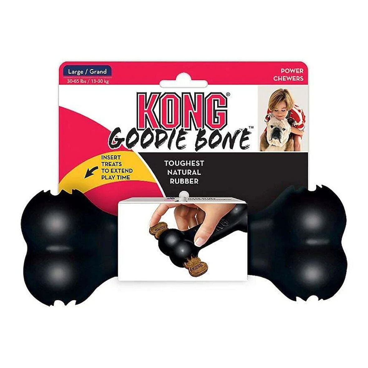 KONG Extreme Goodie Bone Kemik Şeklinde Oyuncağı Ultra Sert L