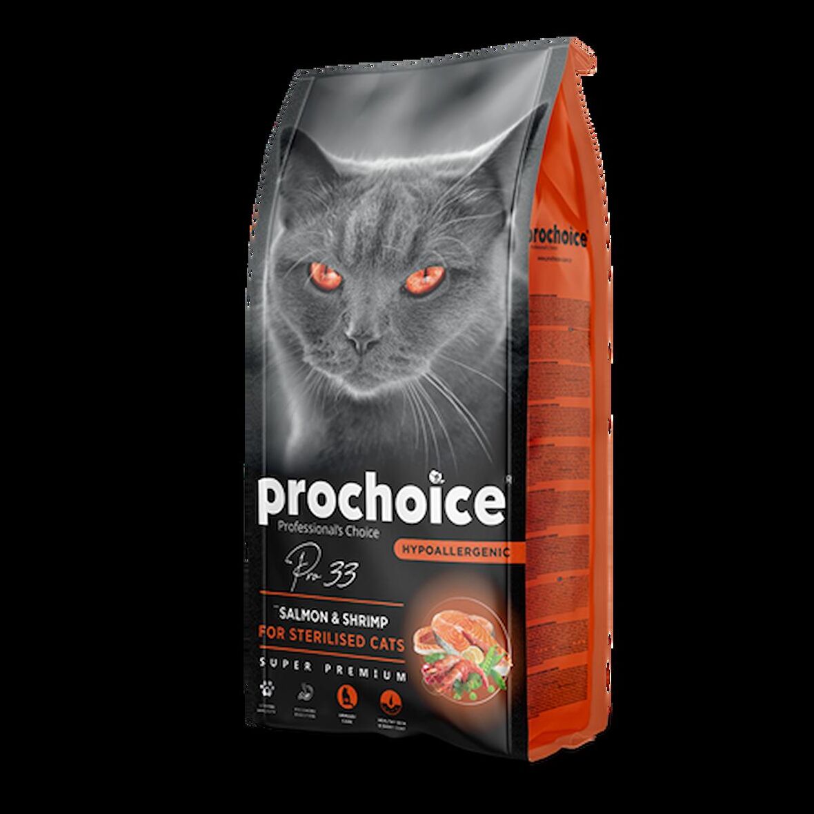 ProChoice Pro 33 Sterilised Somon Karides Kısır Kedi Mama 15 Kg