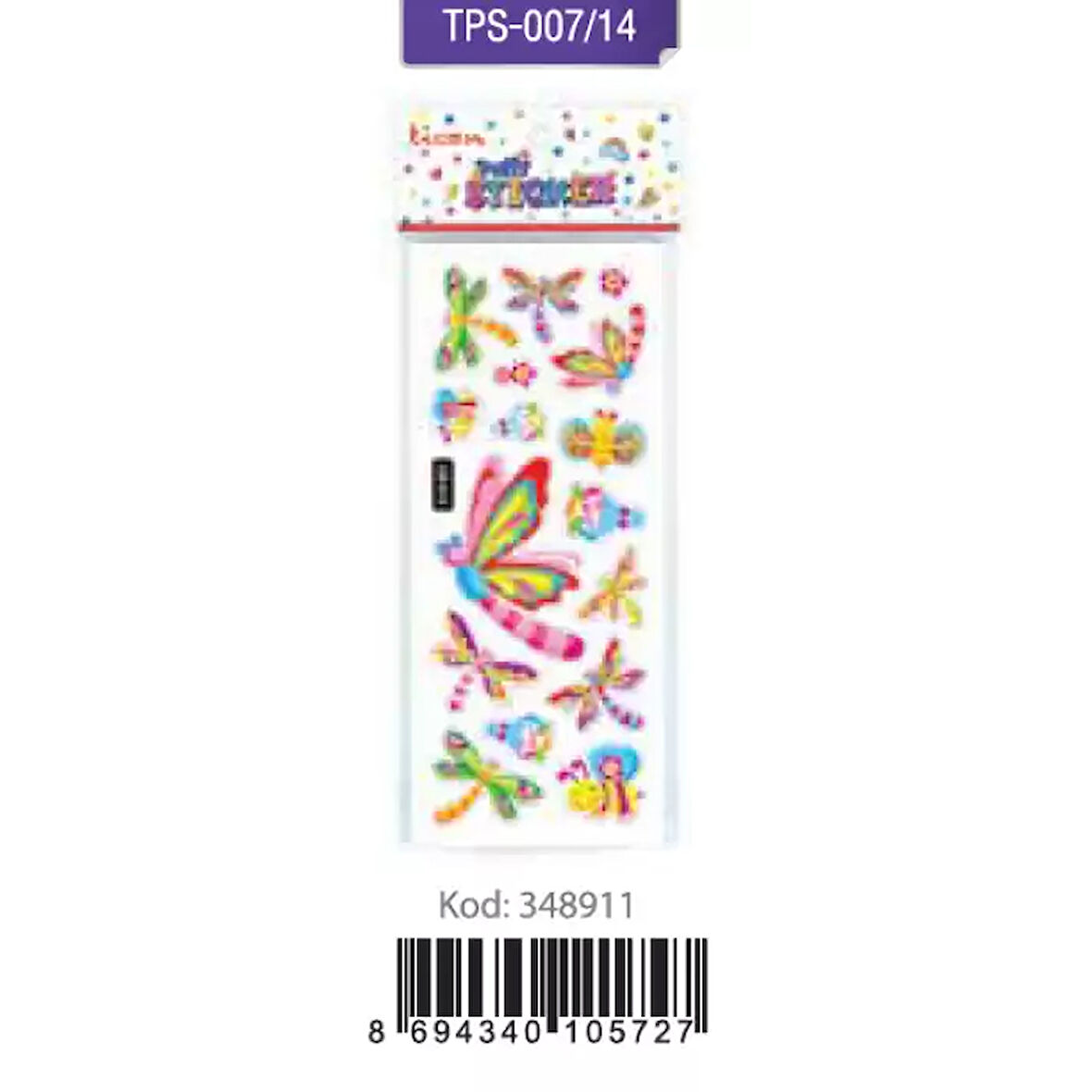 Ticon Puffy Sticker Hayvan Figürleri Tps-007/14