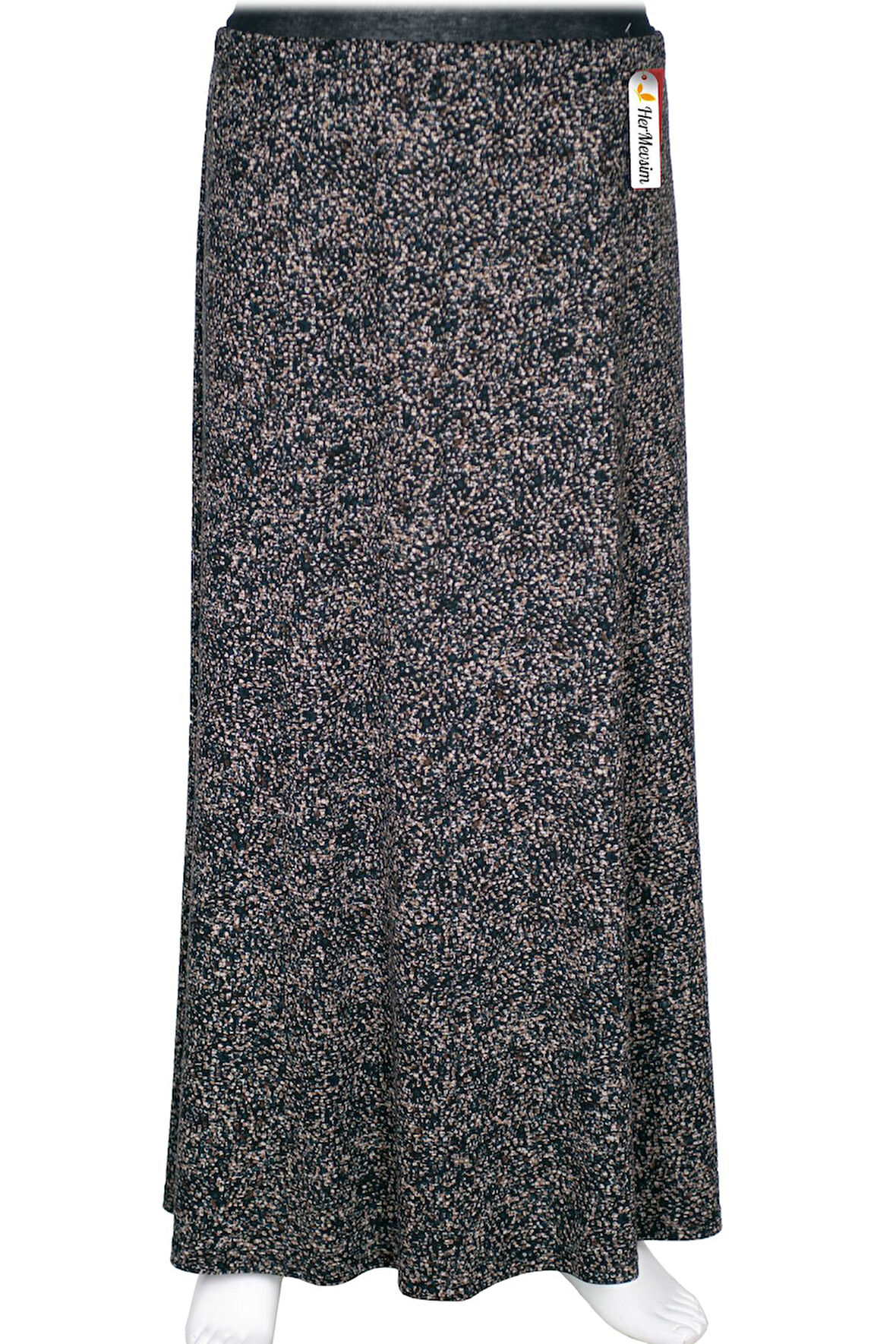 Hesna Kadın Ayşen Kışlık 8 Parça Astarsız Lastikli Petrol Etek D32