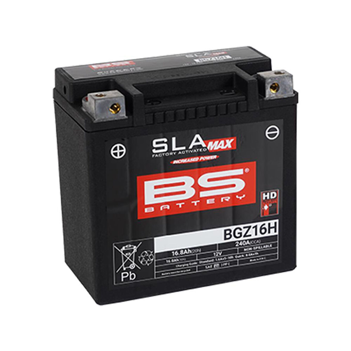 BS Battery BGZ16H SLA MAX Motosiklet Aküsü 300931