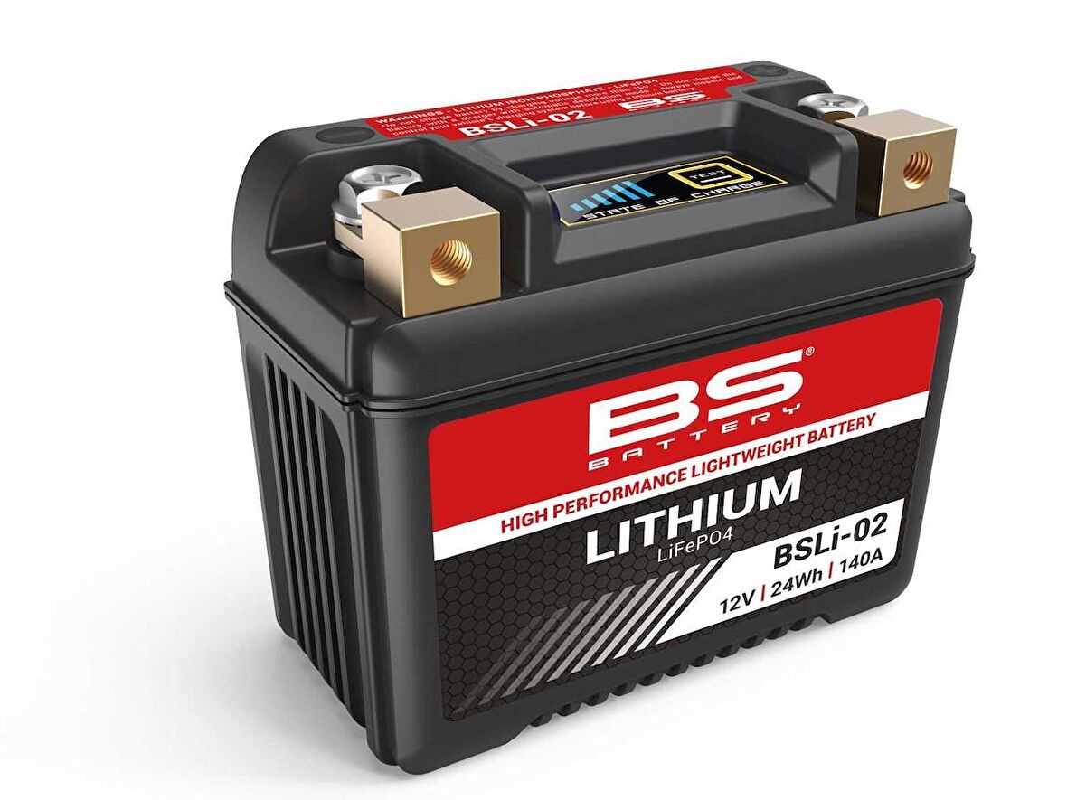 BS BATTERY BSLI-02 Lithium-Ion Battery MOTOSİKLET AKÜ