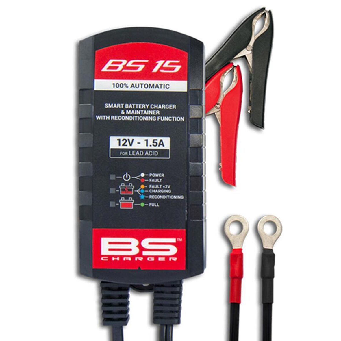 BS BATTERY BS15 Akıllı Akü Şarj Cihazı 12V 1.5A