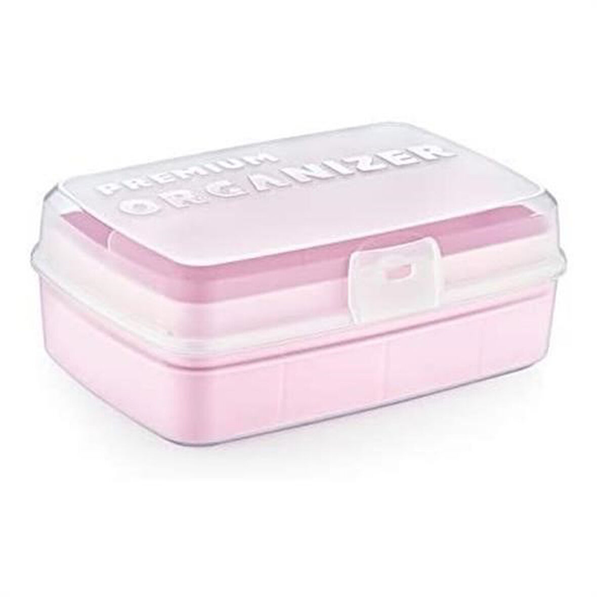 CT-STONES® 12 Bölmeli Çok Amaçlı Takı Toka Kutusu Dikiş Kutusu Kapaklı Organizer Kutusu Bölmeli Kutu