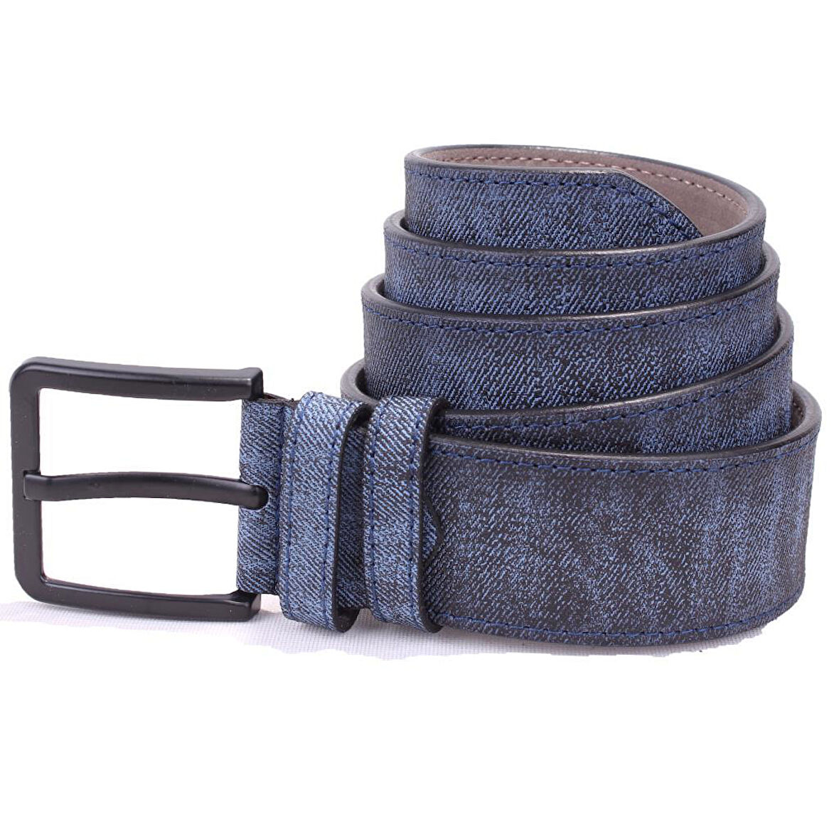 Dagoster DMK26-458 Lacivert 4.5 cm Suni Deri Erkek Kemer