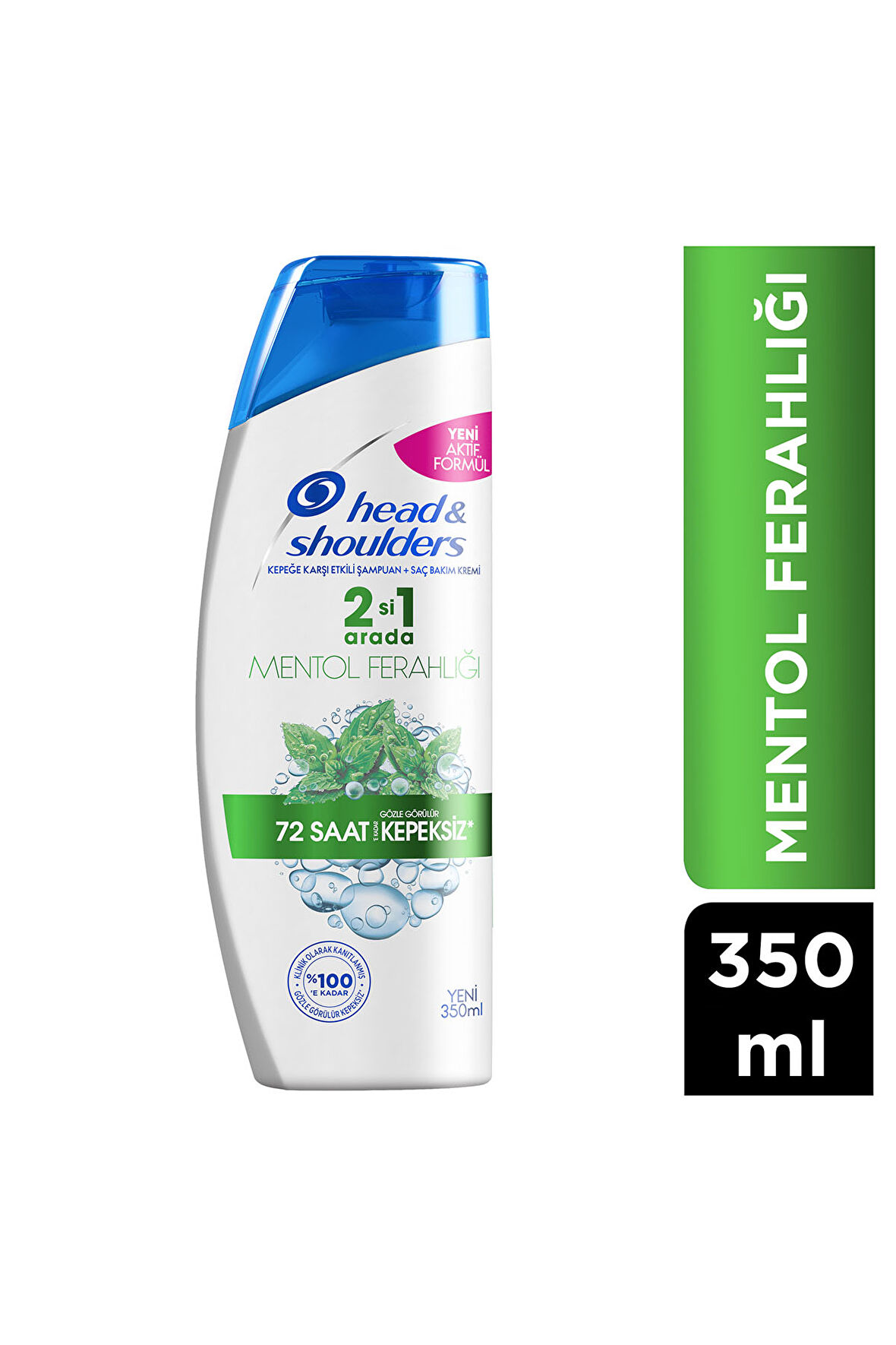 Head & Shoulders 2 in 1 Mentol Ferahlığı 72 Saat Kepeksiz Şampuan 350 ML