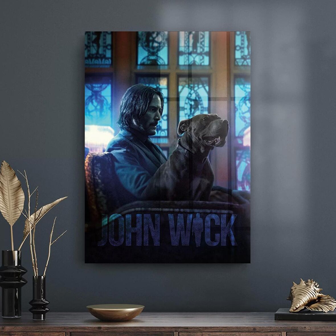 Decovetro Cam Tablo John Wick Continental