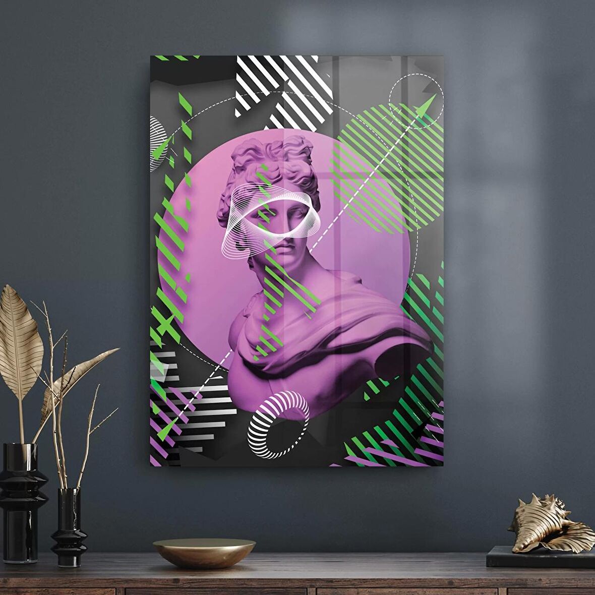 Decovetro Cam Tablo Modern Pop Art