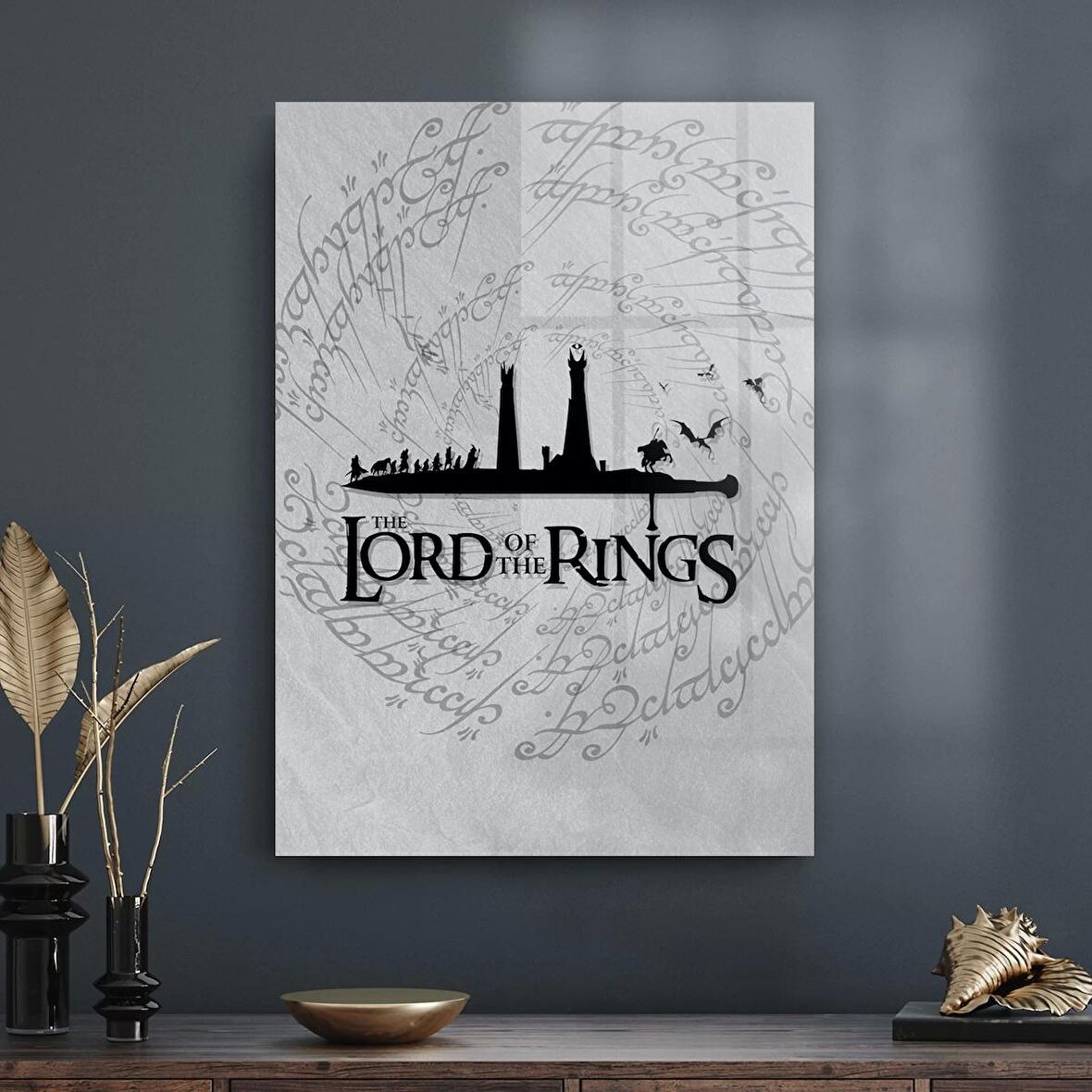 Decovetro Cam Tablo The Lord Of The Rings