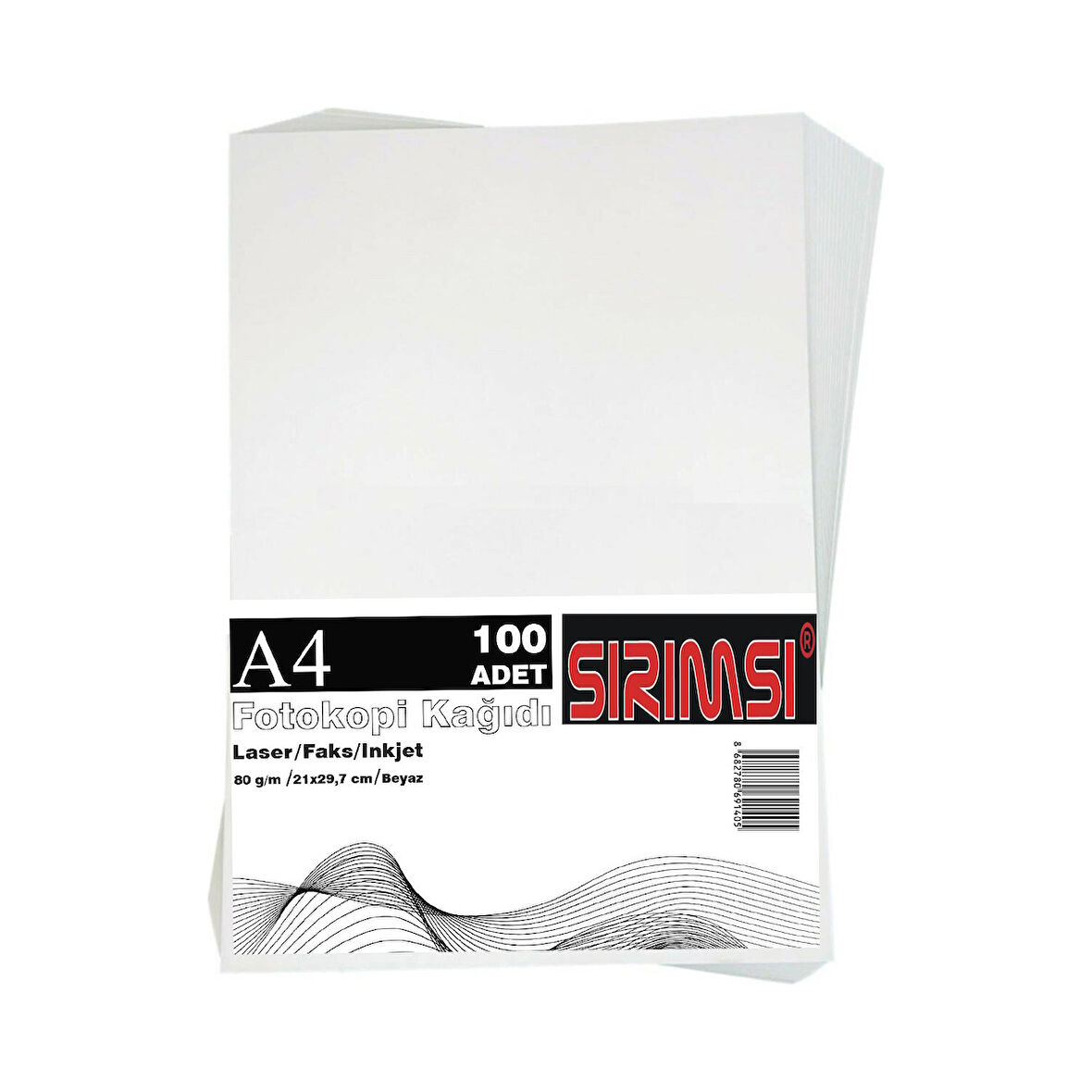 Sırımsı A4 80 Gr. 100'lü Paket Fotokopi Kağıdı