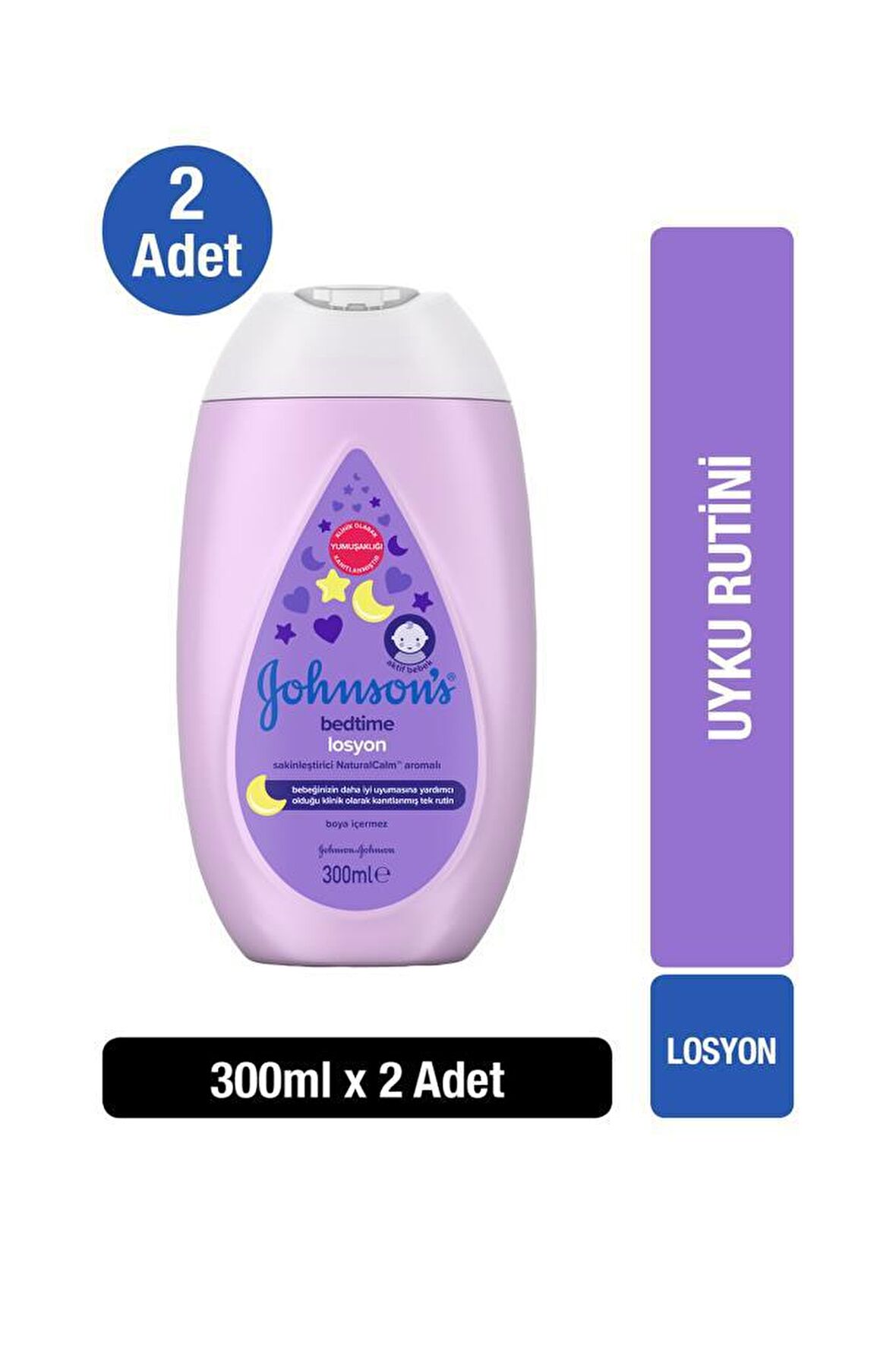 Johnsons Baby Bedtime Losyon 300 ml x 2 Adet