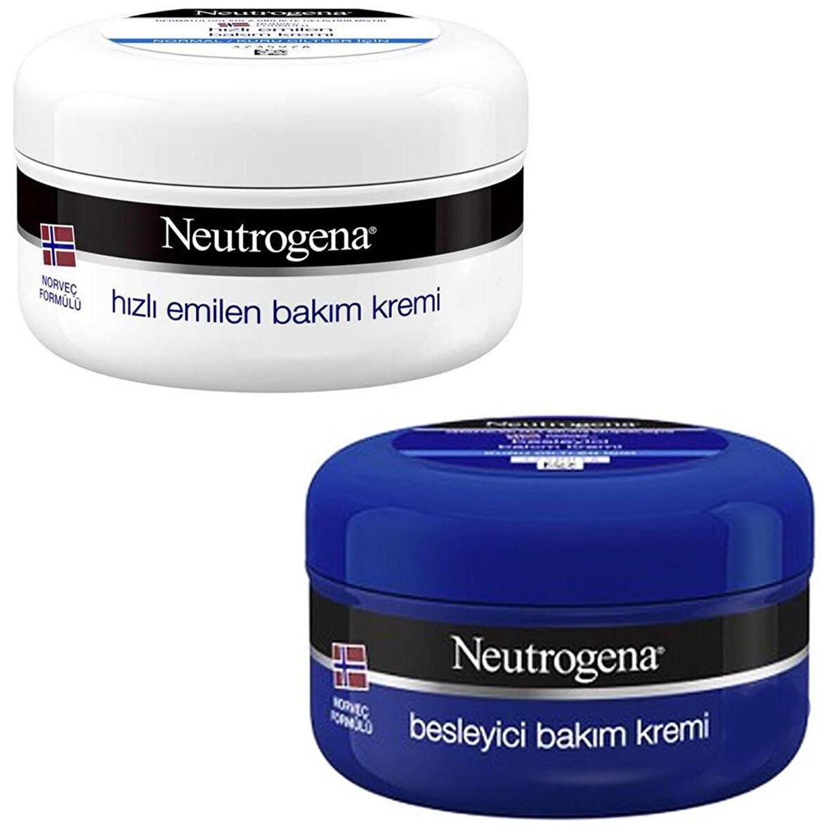 Neutrogena Yoğun Bakım Kremi 200 ml + Besleyici Bakım Kremi 200 ml