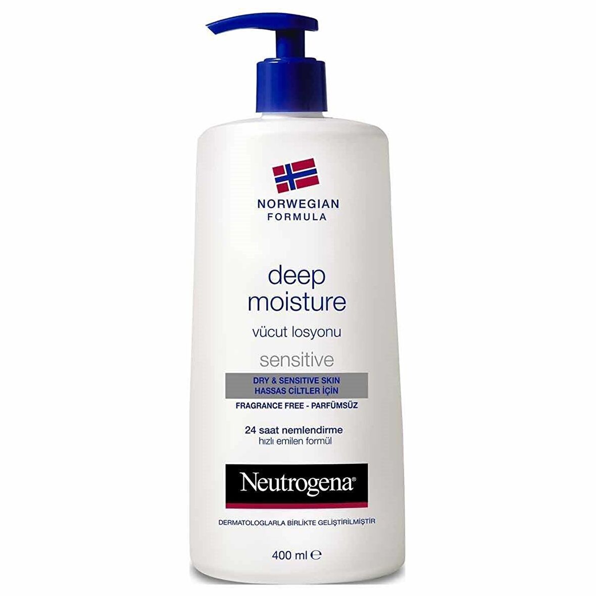 Neutrogena Deep Moisture Vücut Losyonu Parfümsüz 400 Ml