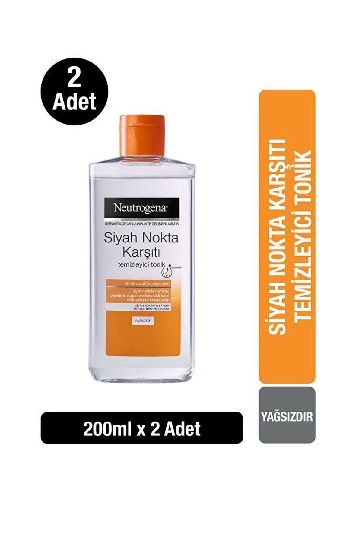 Neutrogena Visibly Clear Siyah Nokta Karşıtı Tonik 200 ml x2