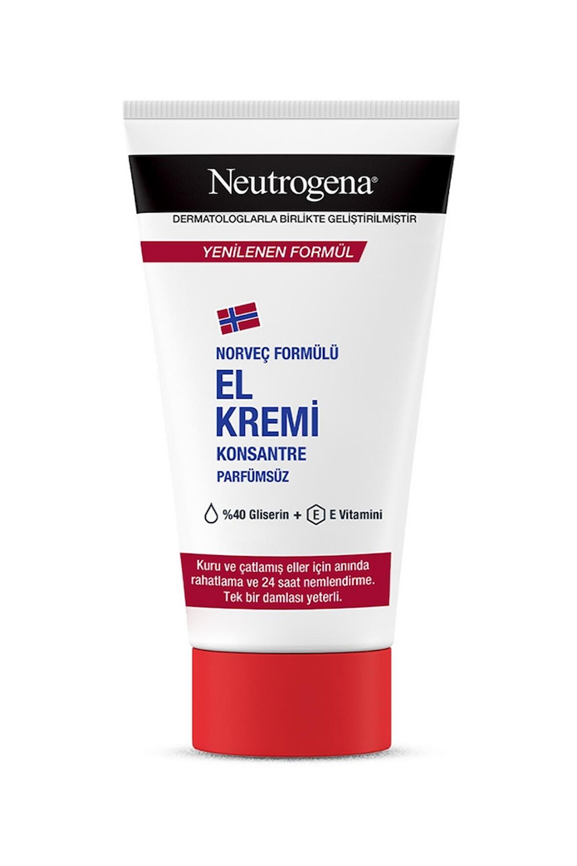 Neutrogena Konsantre Formül Nemlendirici Parfümsüz El Kremi 75 Ml 24 Adet