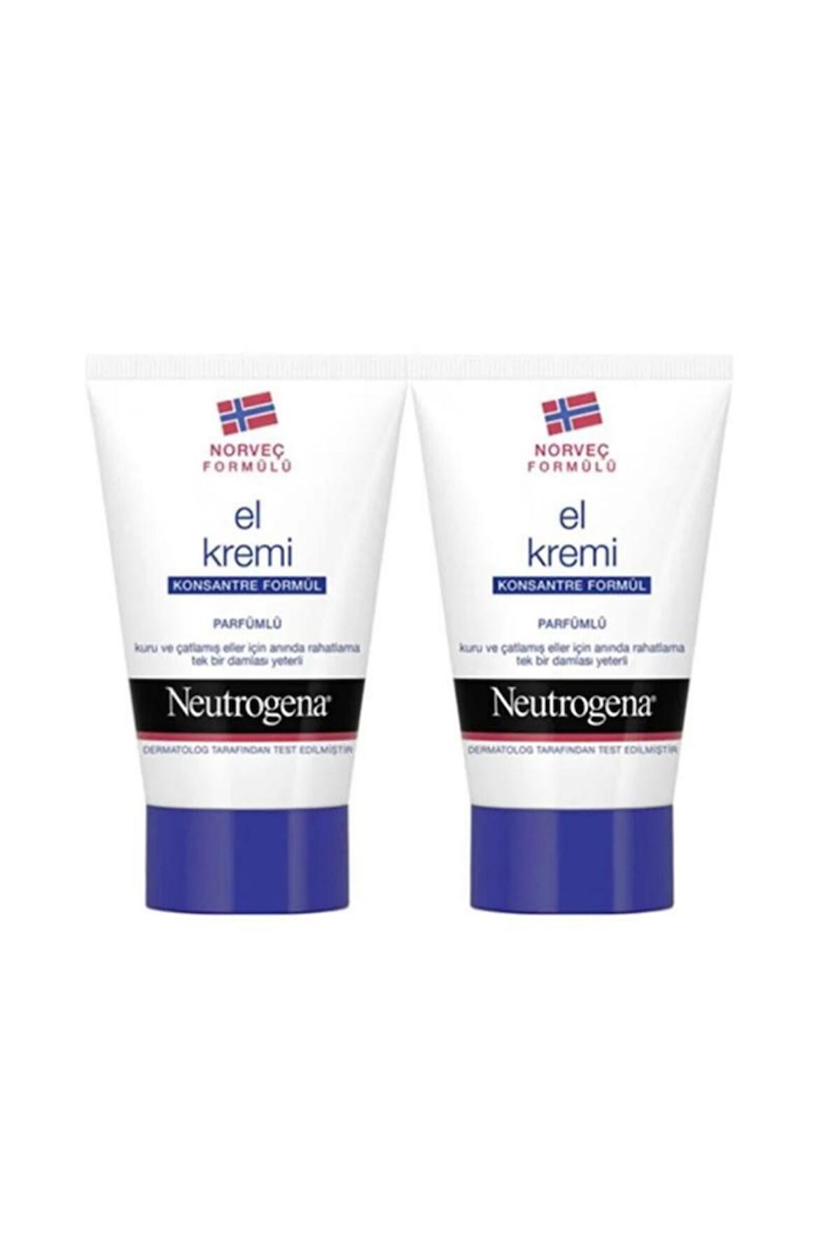 Neutrogena Konsantre Formül Nemlendirici Parfümlü El Kremi 50 Ml 2 Adet