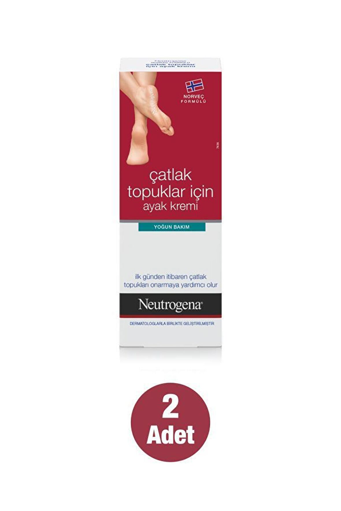 Neutrogena Norveç Formülü Çatlak Topuklar İçin Ayak Kremi 50 ml x2