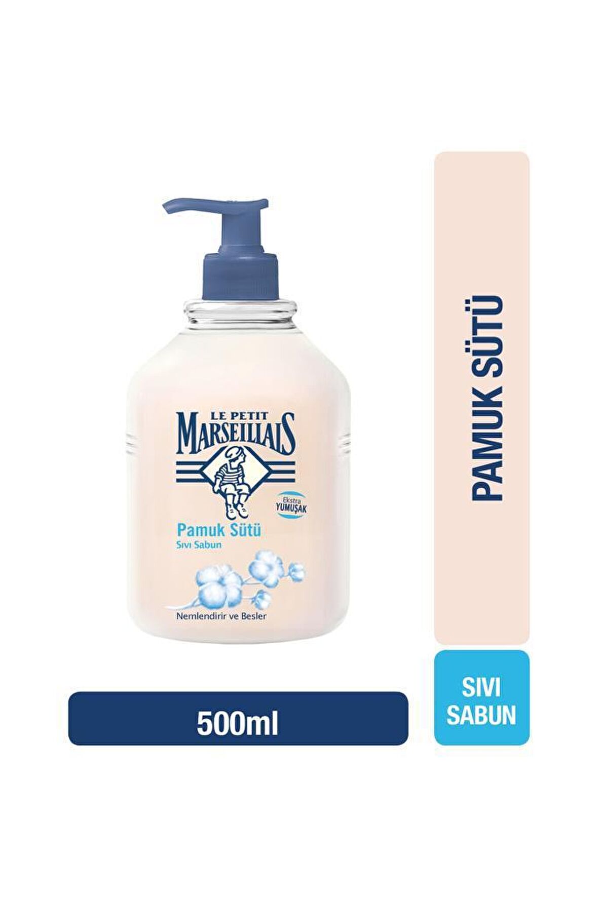 Le Petit Marseillais Sıvı Sabun Pamuk Sütü 500 Ml