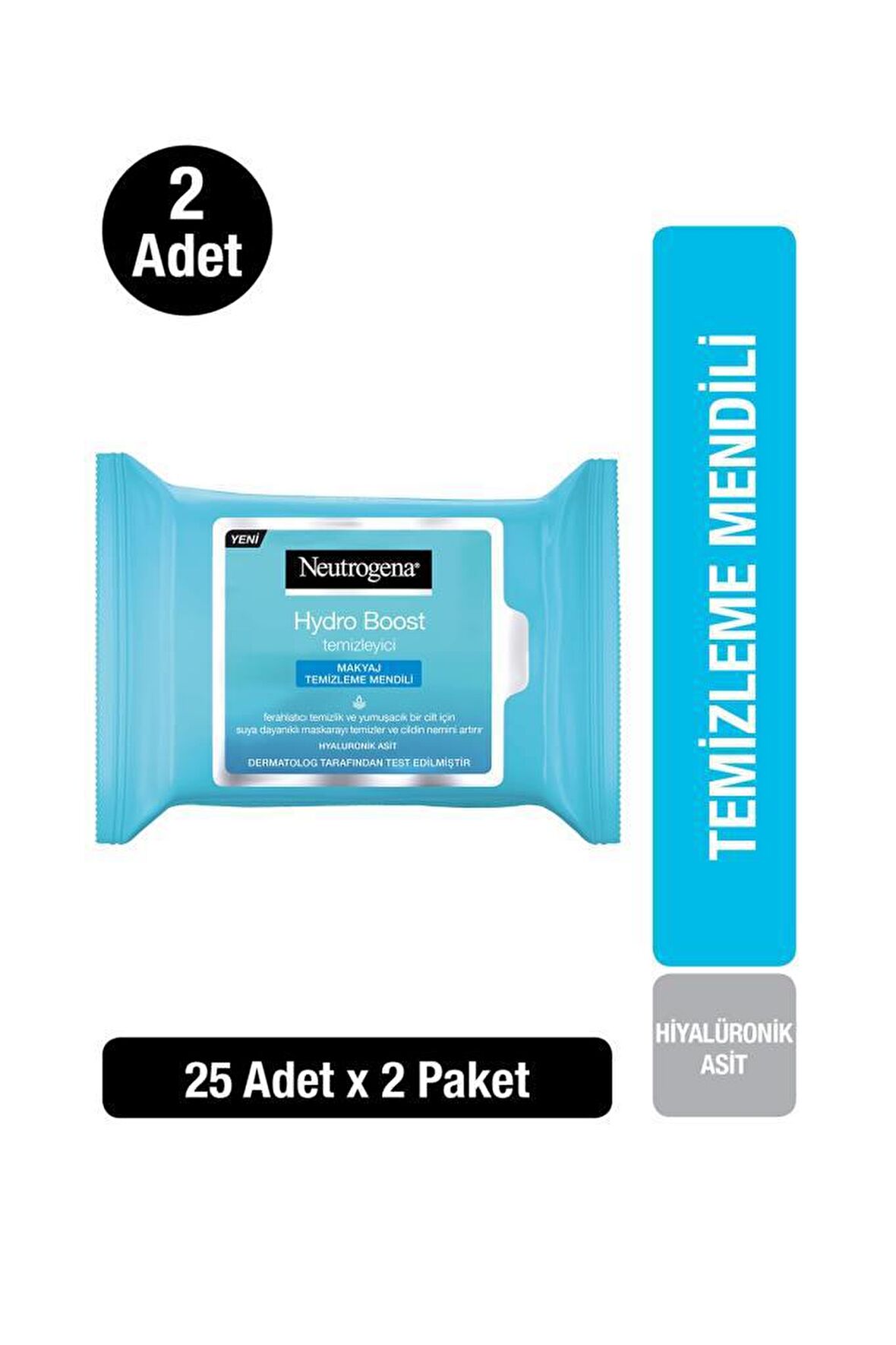 Neutrogena Hydro Boost Makyaj Temizleme Mendili x 2 Adet