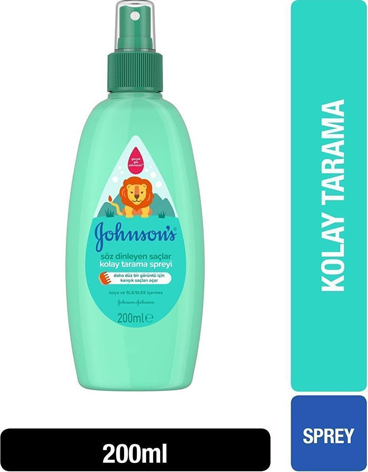 J&J Baby Söz Dinleyen Saçlar Kolay Tarama Spreyi 200 Ml