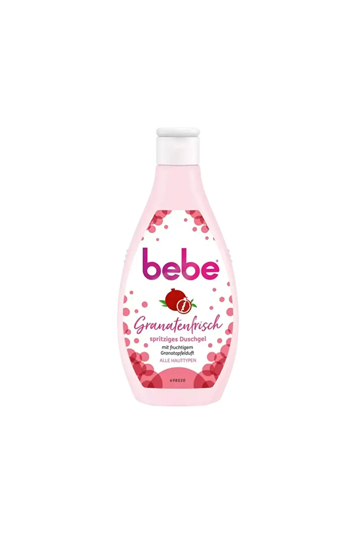 Bebe Granatenfrisch Spritziges Duschgel Tüm cilt tipleri için canlandırıcı (Nar Kokulu) Duş Jeli 250ml