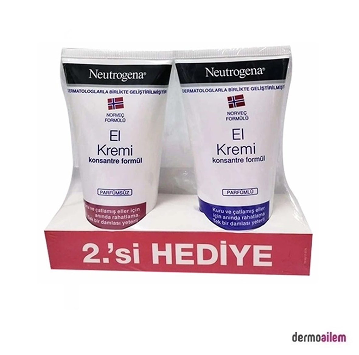 Neutrogena El Kremi 75Ml Parfümlü + 75Ml Parfümsüz