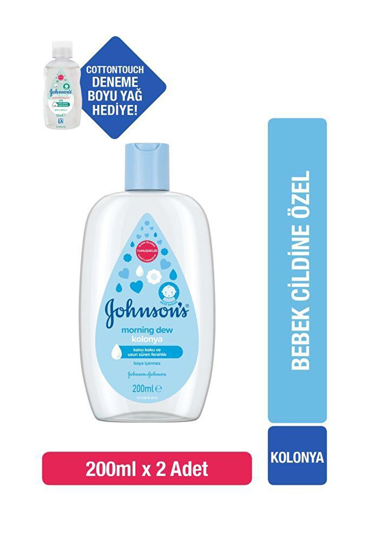 Johnson's Baby Morning Dew Kolonya 200 ml x2