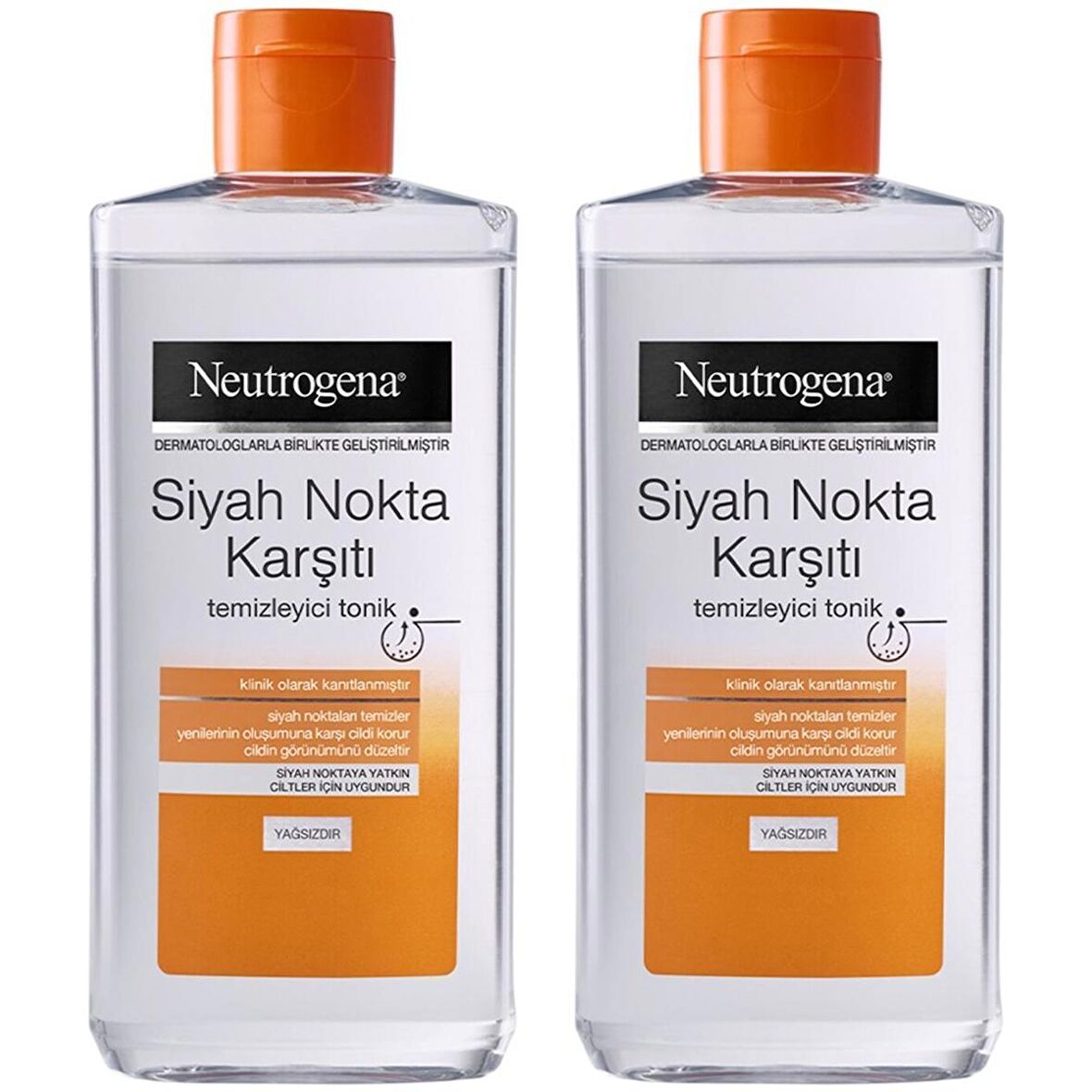 Neutrogena Siyah Nokta Karşıtı Temizleyici Tonik 200 Ml 2 Adet