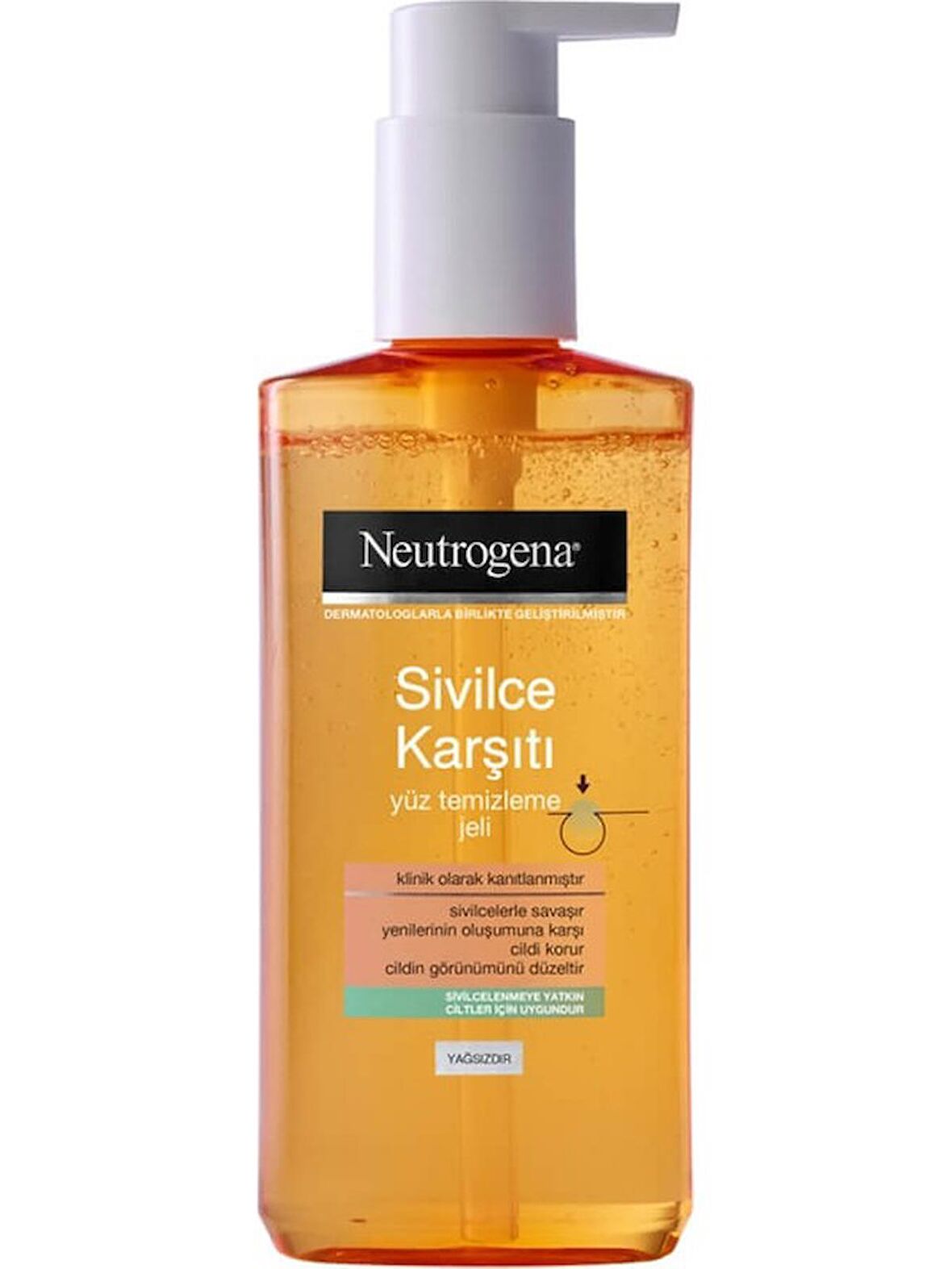 Neutrogena Yüz Temizleme Jeli Sivilce Karşıtı 200 ml