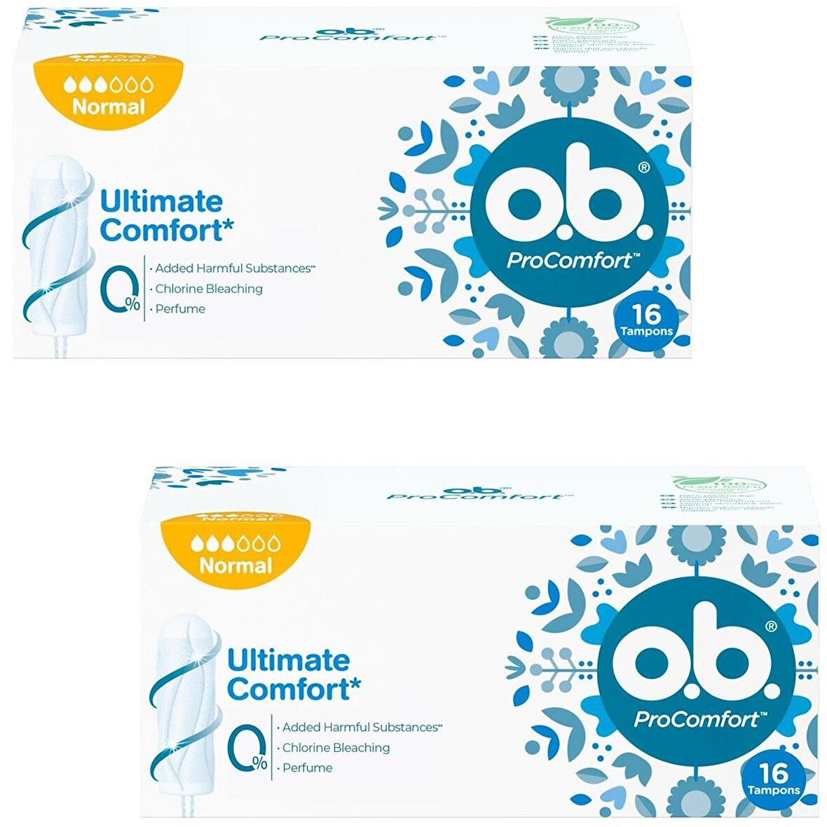 O.B. Pro Comfort Normal Tampon 16 lı 2 ADET