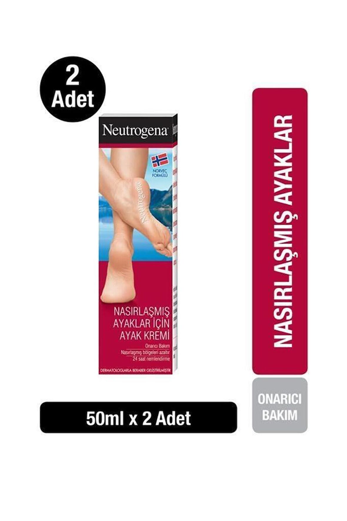 Neutrogena Norveç Formülü Nasırlaşmış Ayaklar için Ayak Kremi 50 Ml 1+1